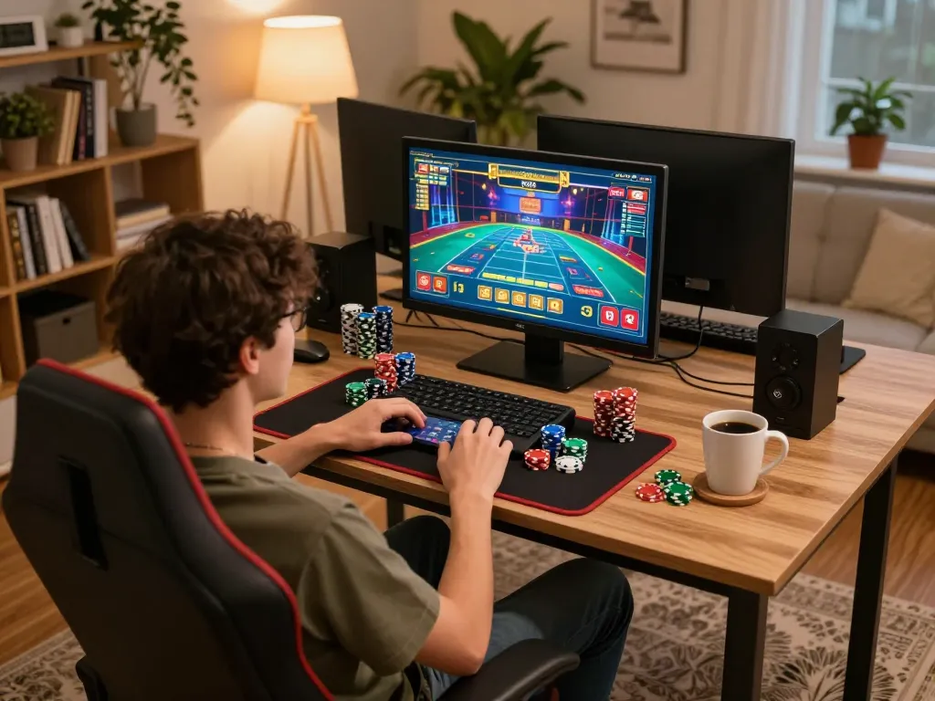 S'engager dans un retrait de casino sans vérification tout en jouant sur une tablette dans un cadre domestique confortable