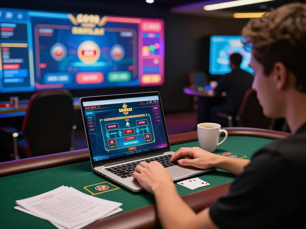 Player strategizing on Go99 while enjoying an interactive live blackjack game online.