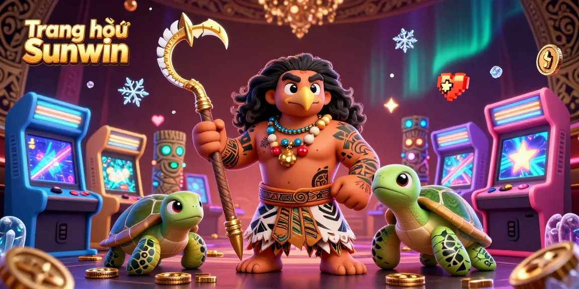Engage with the vibrant gaming world of Trang chủ Sunwin featuring dynamic casino elements and animated characters.