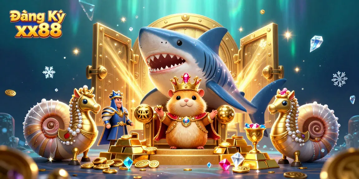 Engage with Đăng Ký xx88 for thrilling online gaming adventures featuring a fierce hamster king.