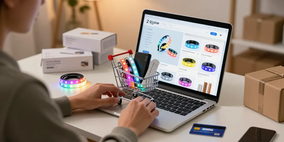 Banda led products showcased in an online shopping environment, best deals for LED lights, e-commerce product review.