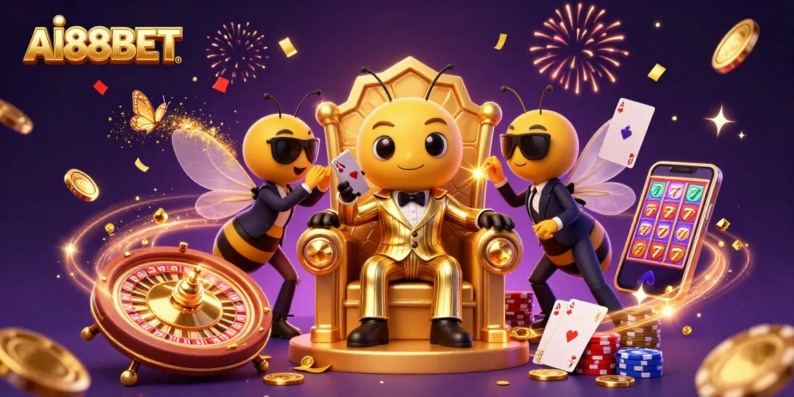 Experience AI88BET with vibrant gambling action featuring a mob boss and dazzling games.
