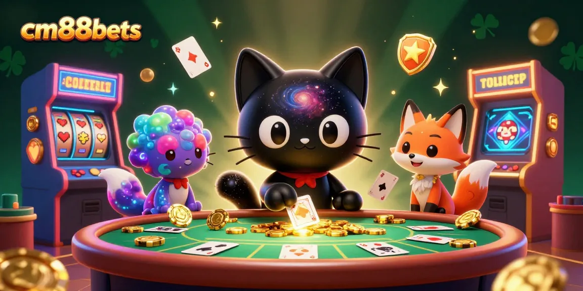 Experience thrilling gameplay with cm88bets at a vibrant cosmic casino featuring colorful 3D elements.