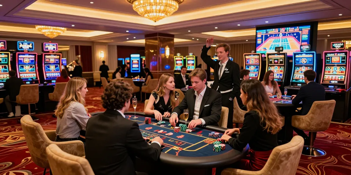 Exciting high-end casino gaming scene with iwin branding highlighted