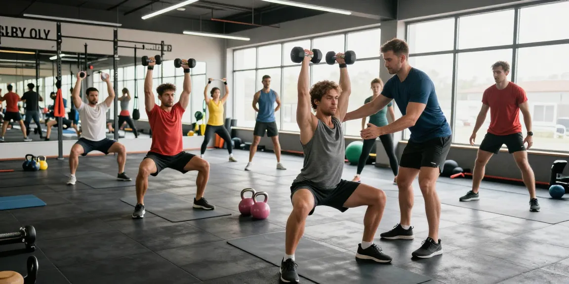 Energetic athletes training in the Anabolika Shop gym, focusing on body transformation.