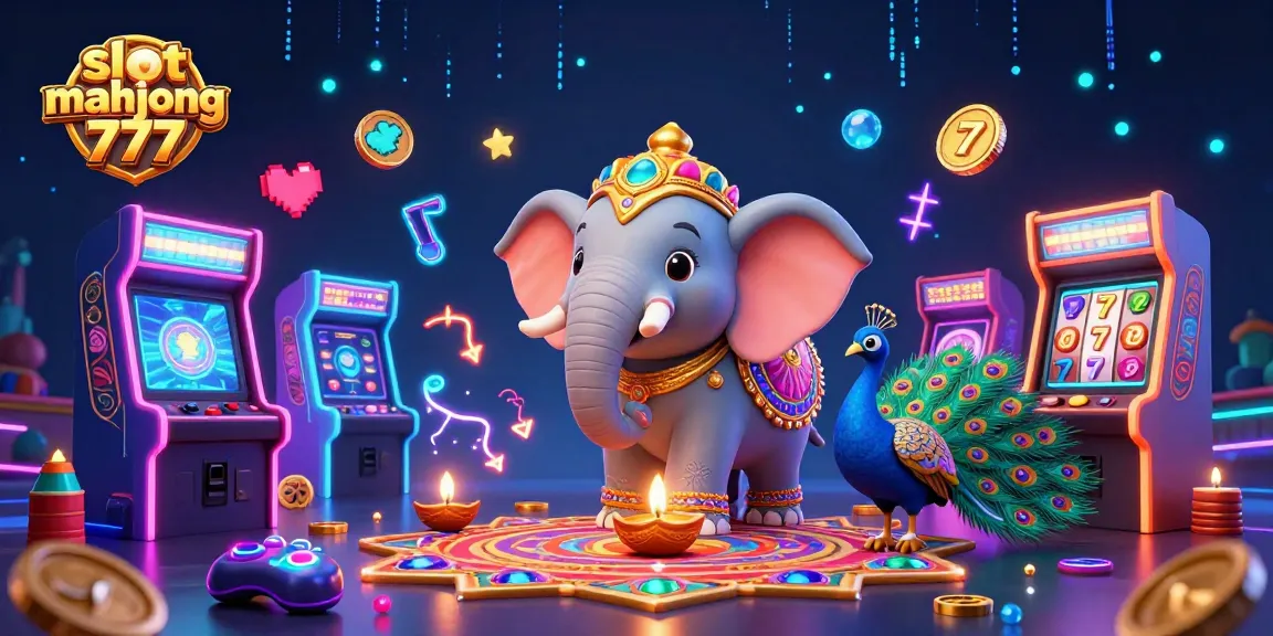Experience vibrant gameplay with slot mahjong 777, featuring dynamic characters, vibrant slot elements, and glowing game scenes.