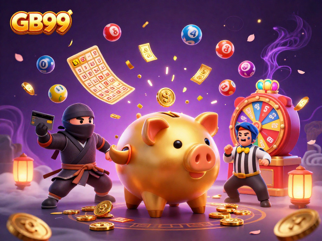 Experience thrilling gameplay with GB99's dynamic casino elements and vibrant characters.