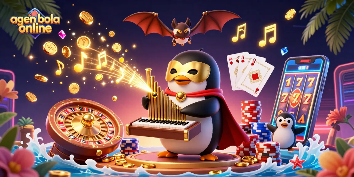 Experience thrilling gameplay with agen bola online featuring a vibrant, action-packed casino scene.