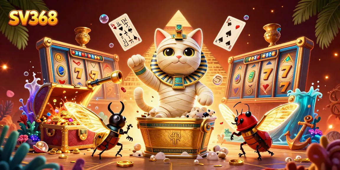 Spin the slots and win big at SV368 with engaging 3D casino visuals and rich gaming elements.