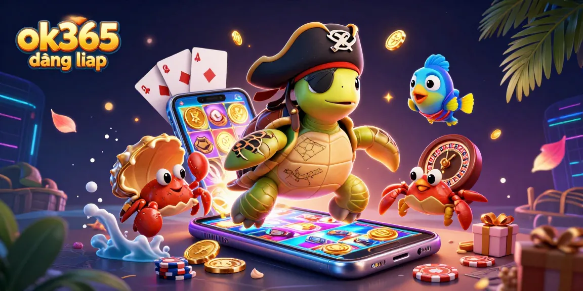Engage in thrilling online gaming at OK365 đăng nhập with vibrant 3D characters and action-packed elements.