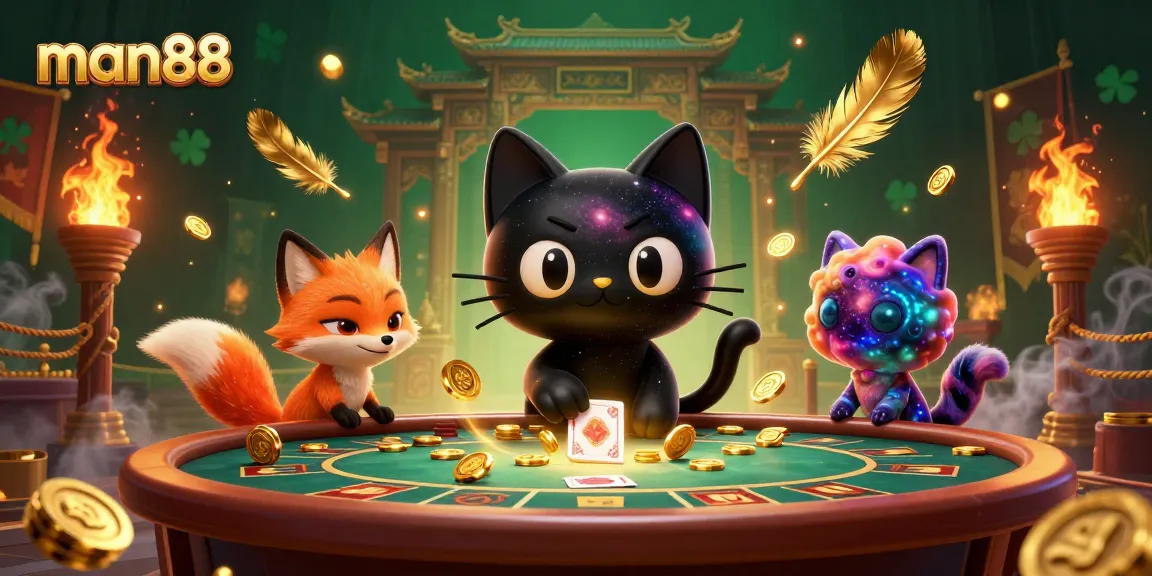 Experience thrilling games at man88 with a cosmic casino featuring captivating characters and vibrant visuals.