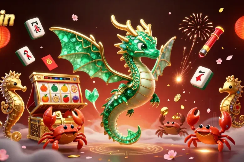Experience winning moments with the vibrant 11win treasure scene featuring emerald sea dragons and exciting slots.